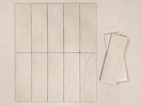  Gạch thẻ xương đá kem beige mờ lượn Art752301M 