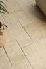 Gạch đá ốp lát decor mix size màu kem beige Art53M