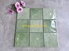 Gạch mosaic men gốm xanh mint 100x100mm ArtA05