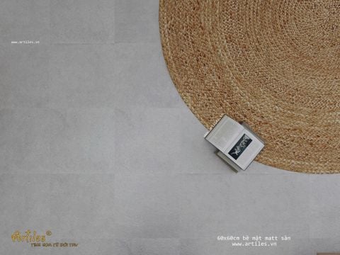  Gạch vân đá màu xám bạc Art6607 