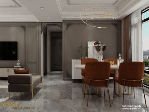  Gạch khổ lớn 800x1600mm vân đá đẹp ArtP01 