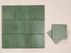 Gạch thẻ 150x150mm men mờ màu xanh lá 06M