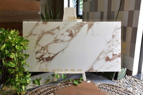  Gạch vân đá Calacatta 80x160cm mịn baby skin 