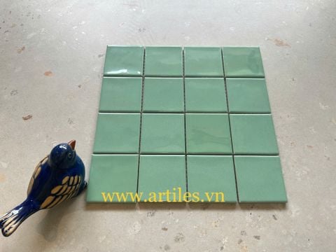 Gạch mosaic men bóng màu xanh ArtM303 