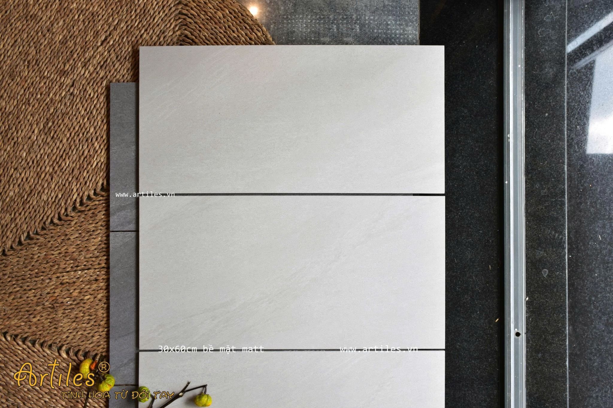 Gạch ốp lát nhà vệ sinh vân kem trắng Art3621M
