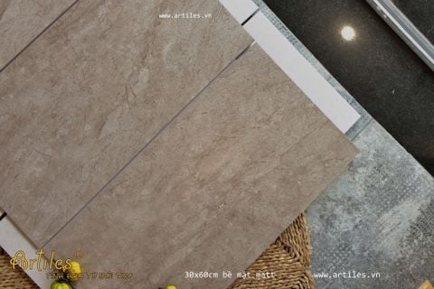  Gạch vân đá nâu mờ ốp lát Art3628M 