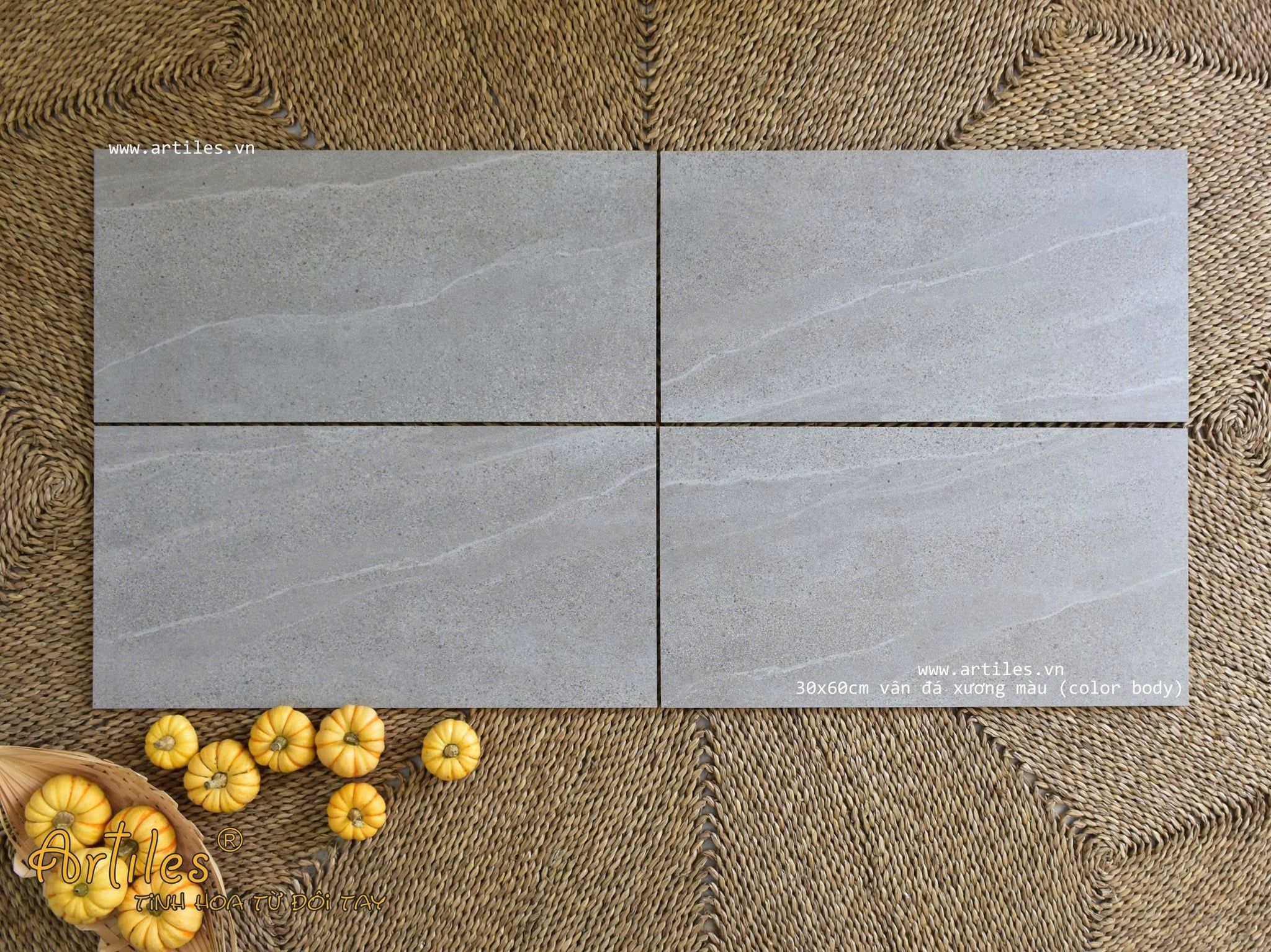 Gạch vân đá xám 30x60cm Art3629