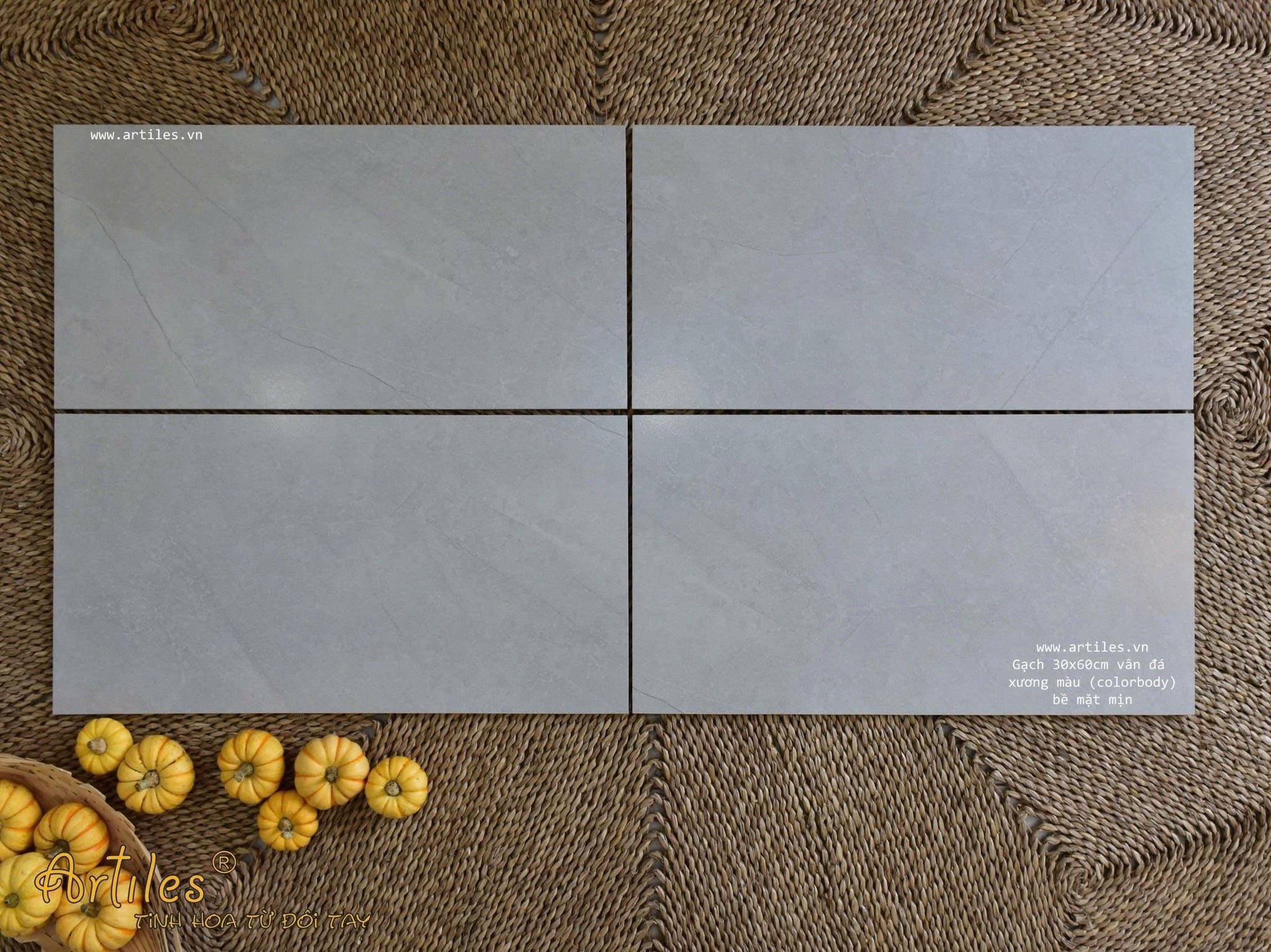 Gạch vân đá Marble kem 30x60cm Art36488