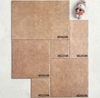 Gạch đá ốp lát decor mix size màu cam đất Art54M