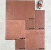 Gạch đá ốp lát decor mix size màu cam đỏ đất Art61M