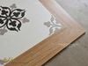 Gạch giả gỗ ghép gạch bông Art660008