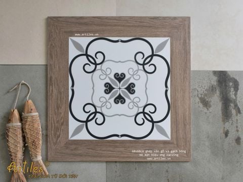  Gạch giả gỗ ghép gạch bông Art660010 