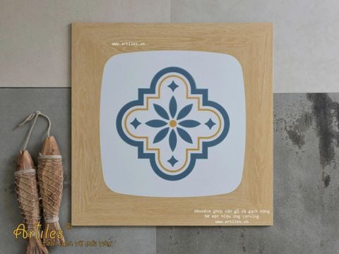  Gạch giả gỗ ghép gạch bông Art660024 