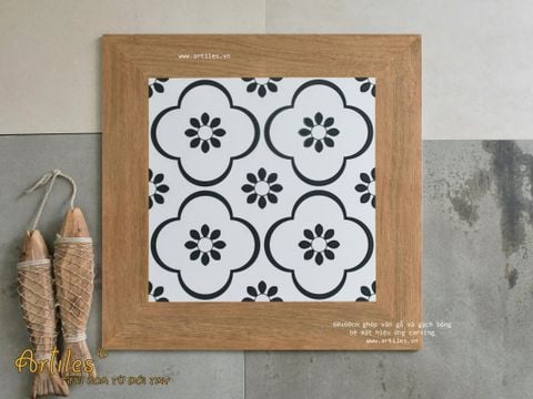  Gạch giả gỗ ghép gạch bông Art660026 