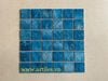 Gạch Mosaic Gốm màu xanh dương Art926