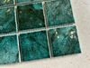 Gạch Mosaic Gốm màu xanh rêu Art928