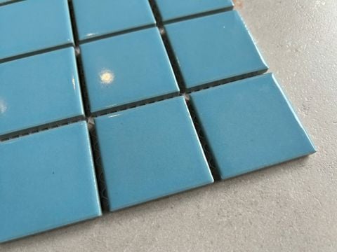  Gạch mosaic xanh dương bóng ArtG292 
