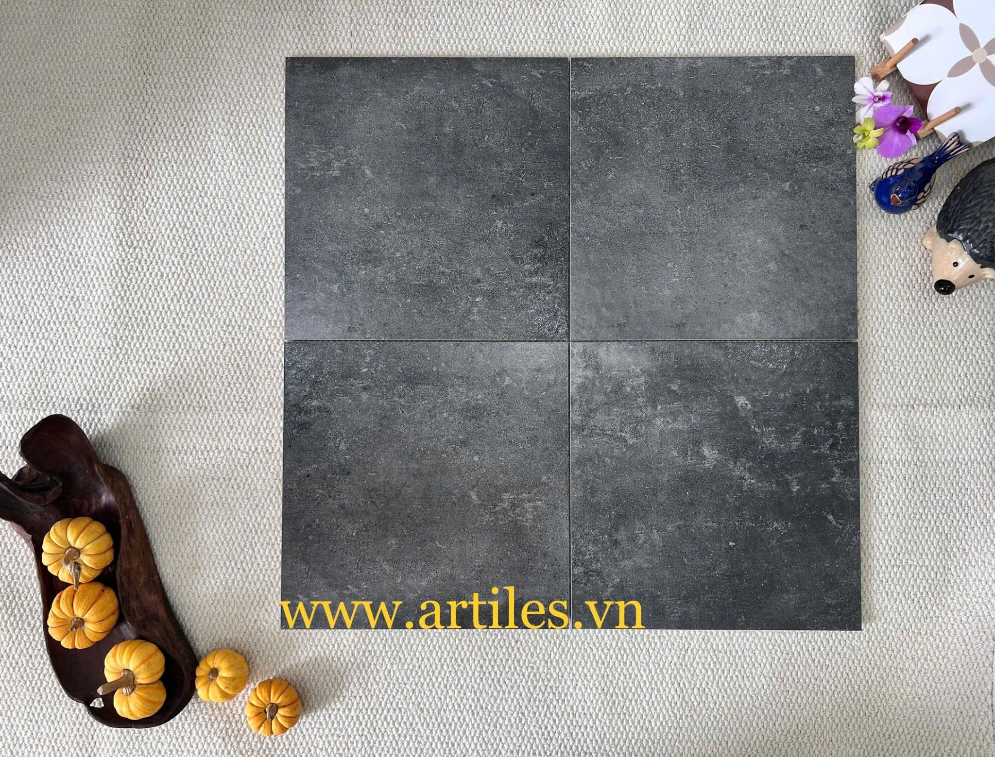 Gạch bông 40x40cm họa tiết giả cổ ArtG4148