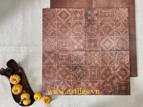  Gạch bông 40x40cm họa tiết giả cổ ArtG4154 