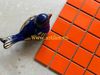 Gạch mosaic màu cam đỏ bóng ArtG655