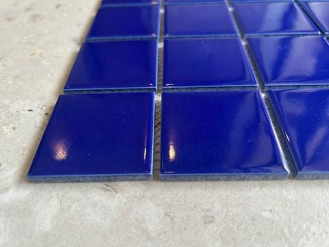  Gạch Mosaic vuông màu xanh tím ArtG755 