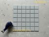 Gạch mosaic xám nhạt mờ ArtM406