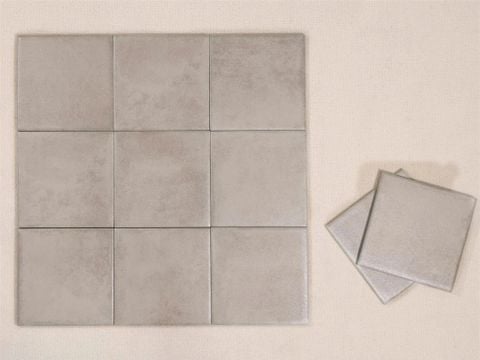  Gạch thẻ 150x150mm men mờ màu xám 03M 