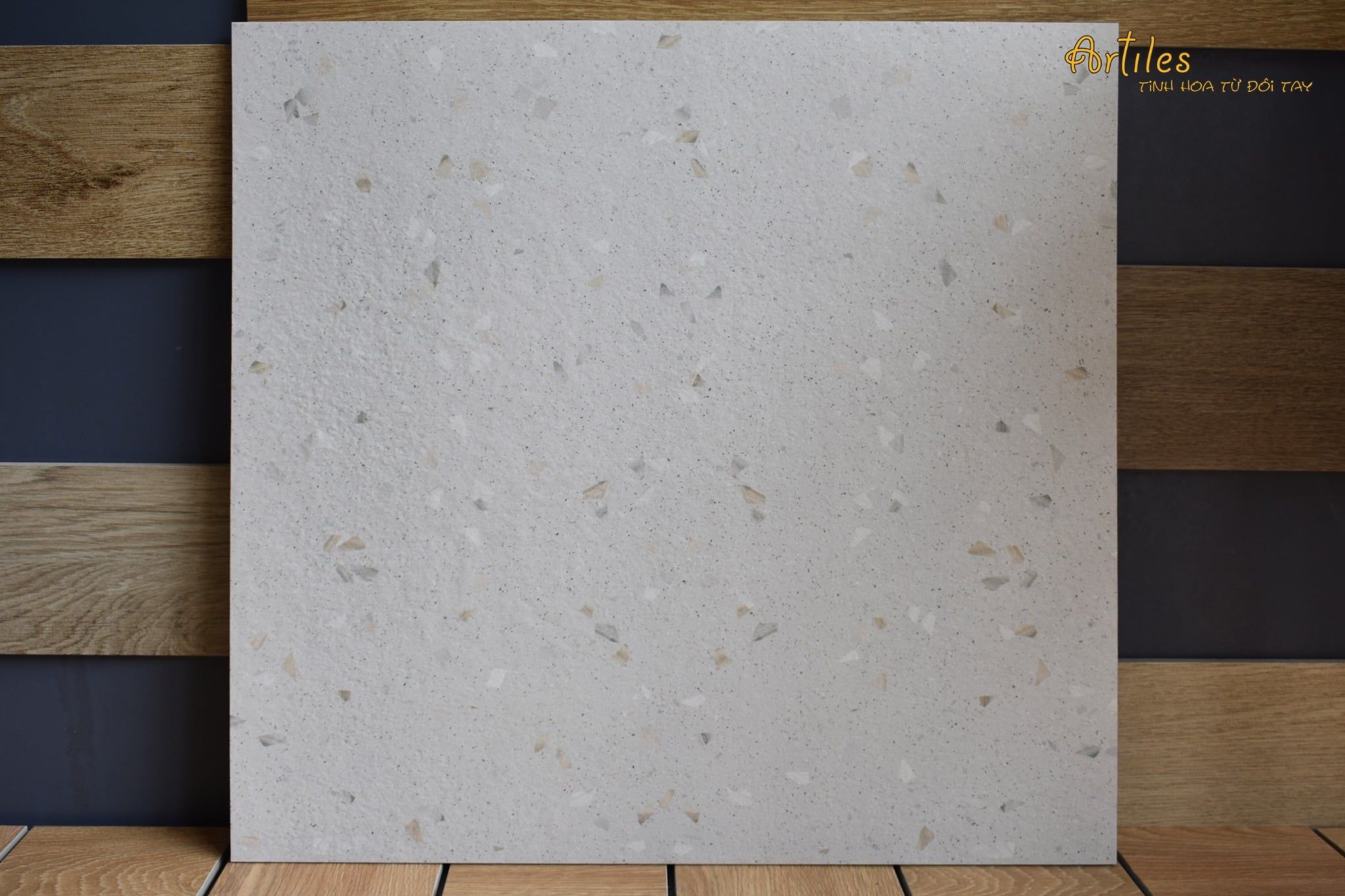 Gạch đá mài 60x60 hạt trắng Art6623