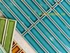 Gạch Stackbond (Mosaic que) xanh dương