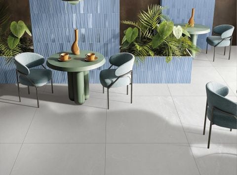  Gạch lát nền vân xám trắng mờ mịn 80x80cm MW105 