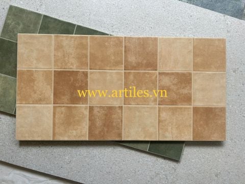  Gạch ốp lát trang trí mix màu cam đất 