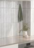 Gạch thẻ men gốm màu xám nhạt light grey