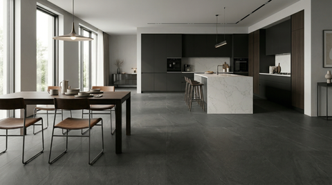  Gạch vân đá màu xám đen Dark Grey Art61203 