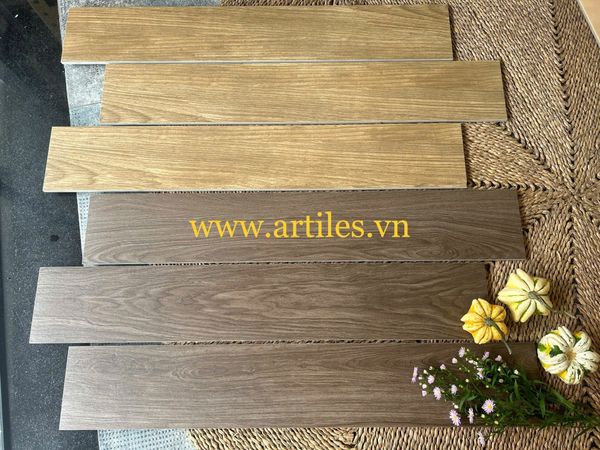 Gạch vân gỗ 15x90cm màu nâu ArtPDN32