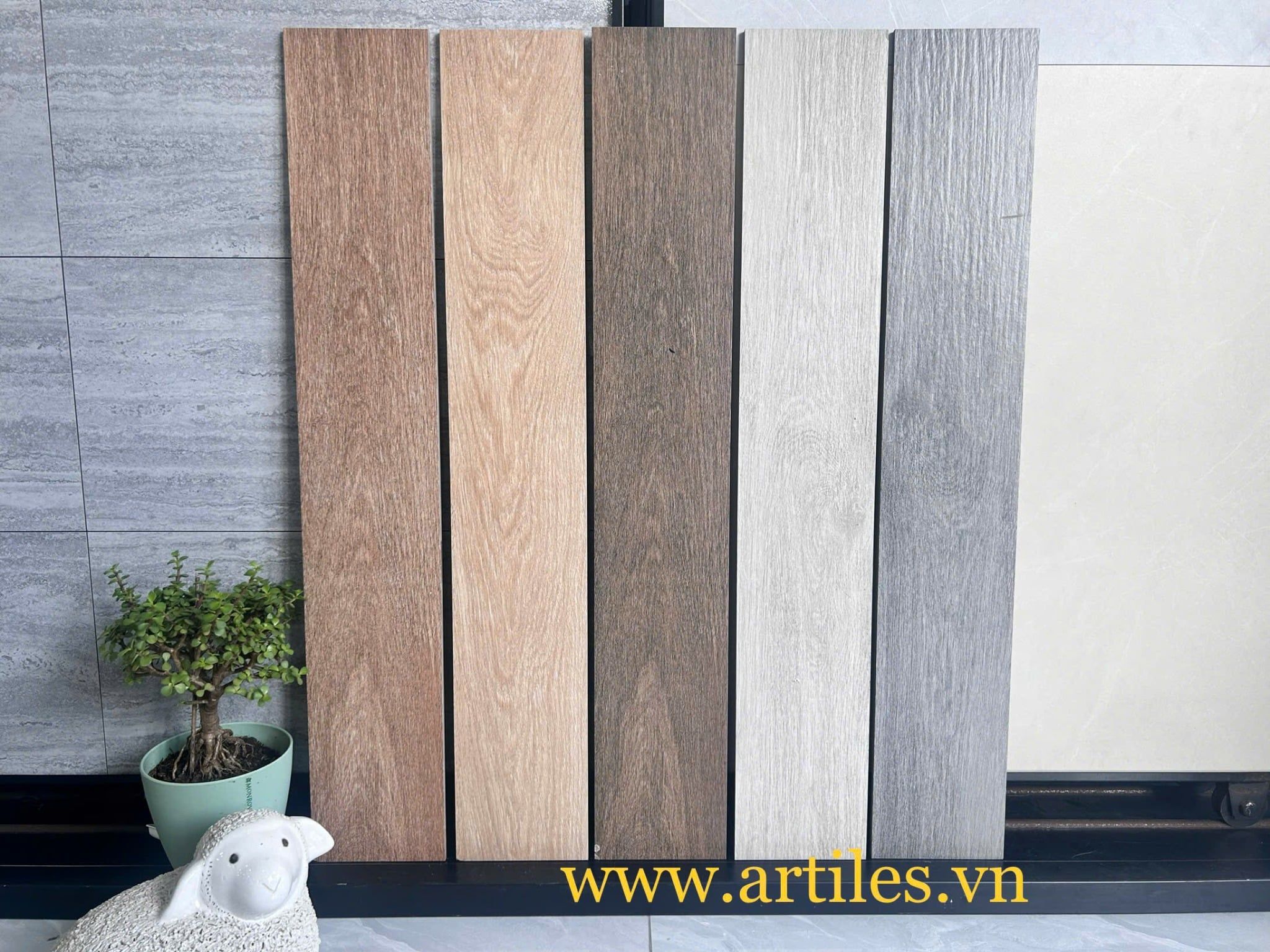 Gạch vân gỗ chống trơn 150x900mm