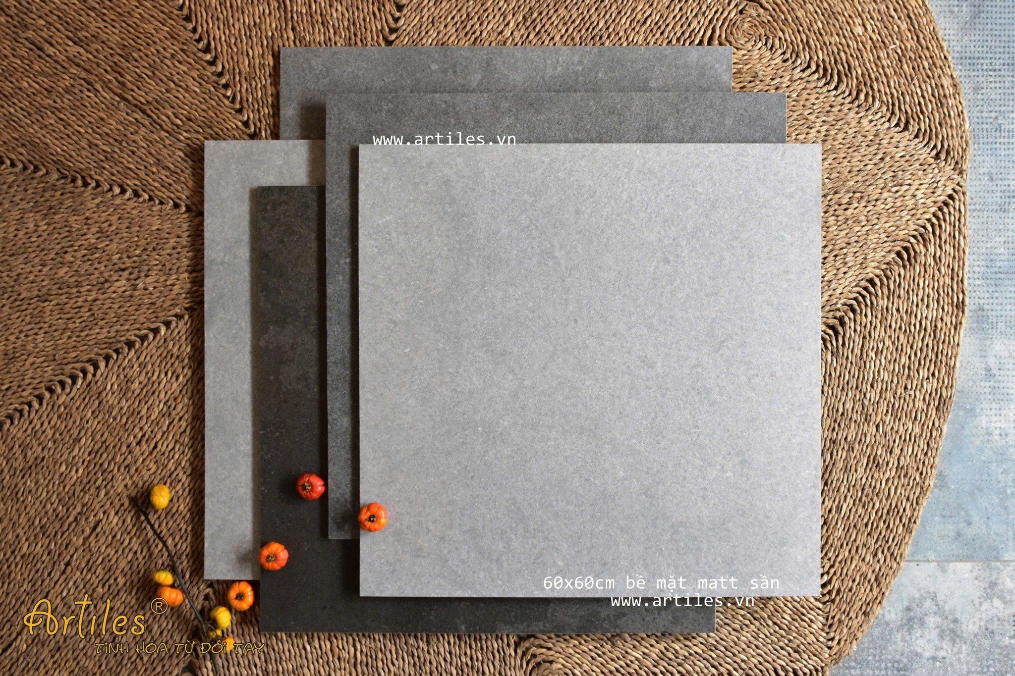 Gạch vân đá màu xám bạc Art6607