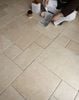 Gạch đá ốp lát decor mix size màu kem beige Art53M