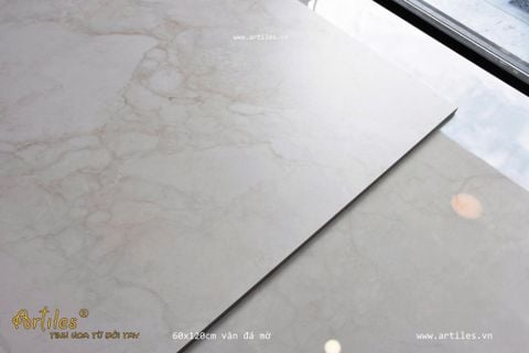  Gạch ốp lát 60x120cm vân đá màu kem beige ArtG-H07 