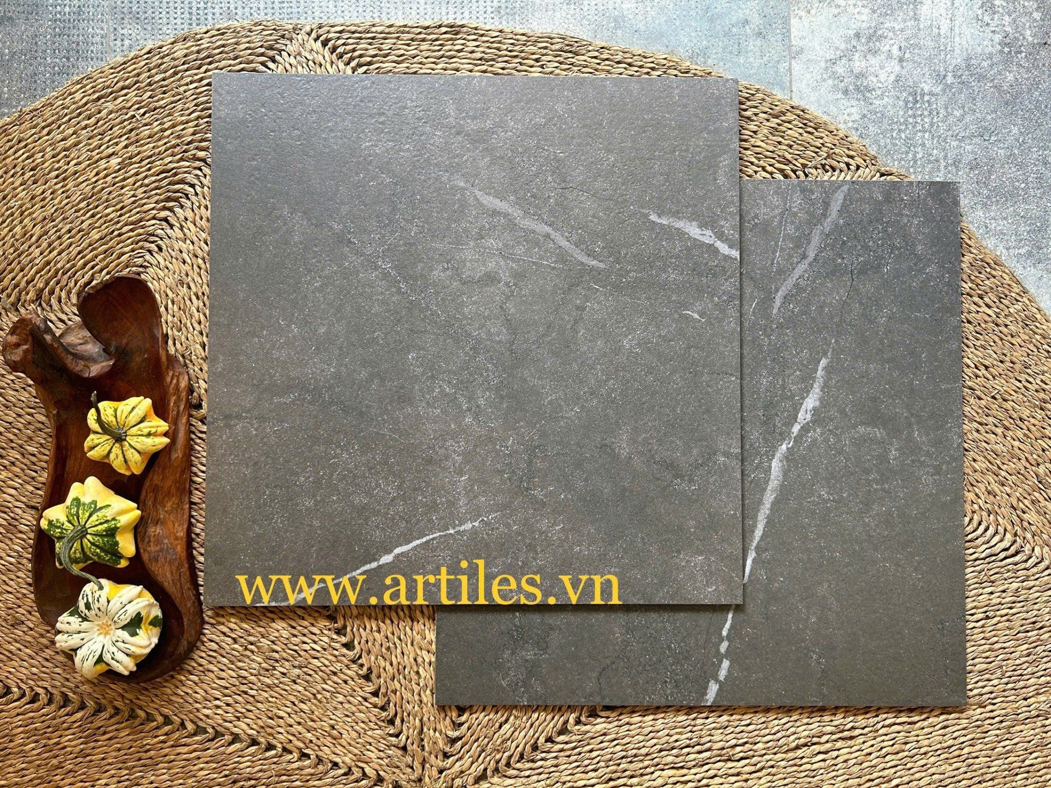 Gạch lát sân thượng tầng hầm 60x60cm