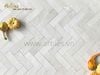 Gạch thẻ màu kem beige bóng gợn sóng Art01G