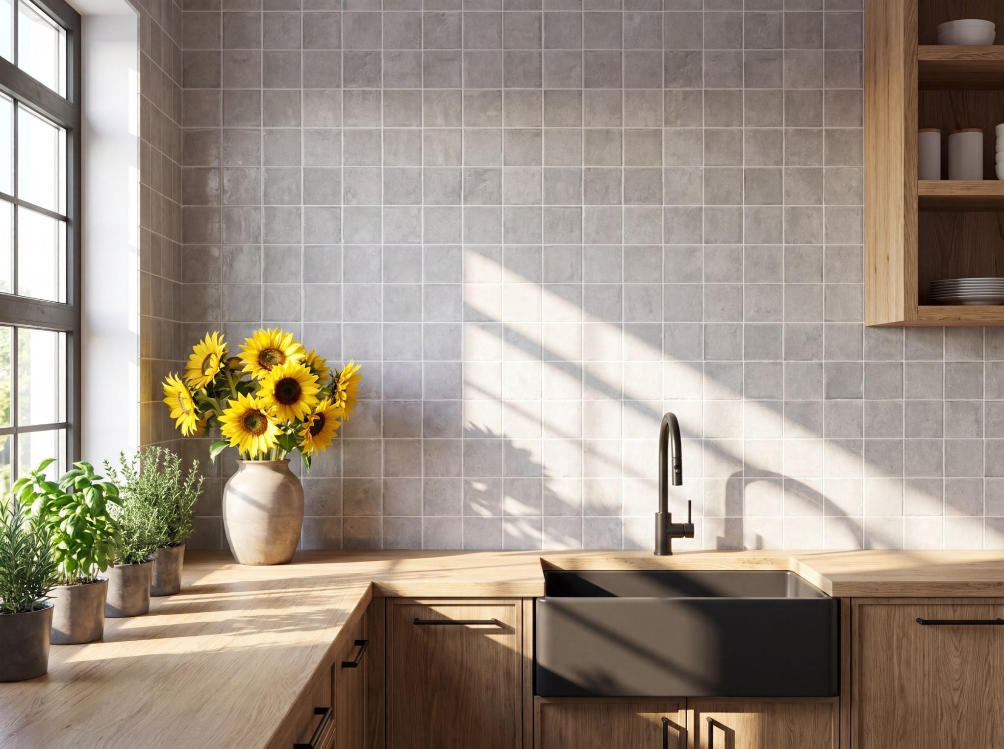 Gạch đá ốp lát tối màu xám tối giản Art4808