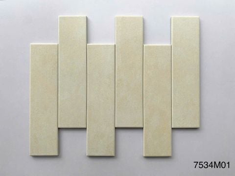  Gạch thẻ kem mờ phẳng M01 