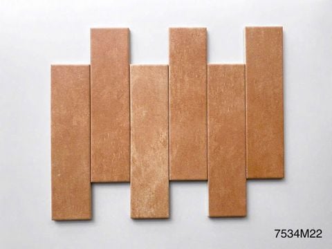  Gạch thẻ giả cổ màu cam nhạt ArtM22 
