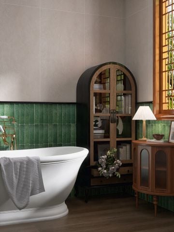  Gạch thẻ men gốm giả cổ Art6025S12 