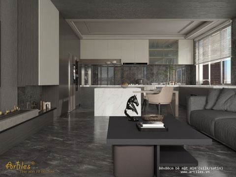  Gạch lát nền Satin Matt (Mờ mịn) Art703S 