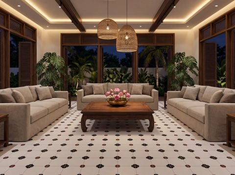  Gạch bông họa tiết 20x20cm Art2212 