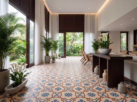  Gạch bông họa tiết 20x20cm Art2227 