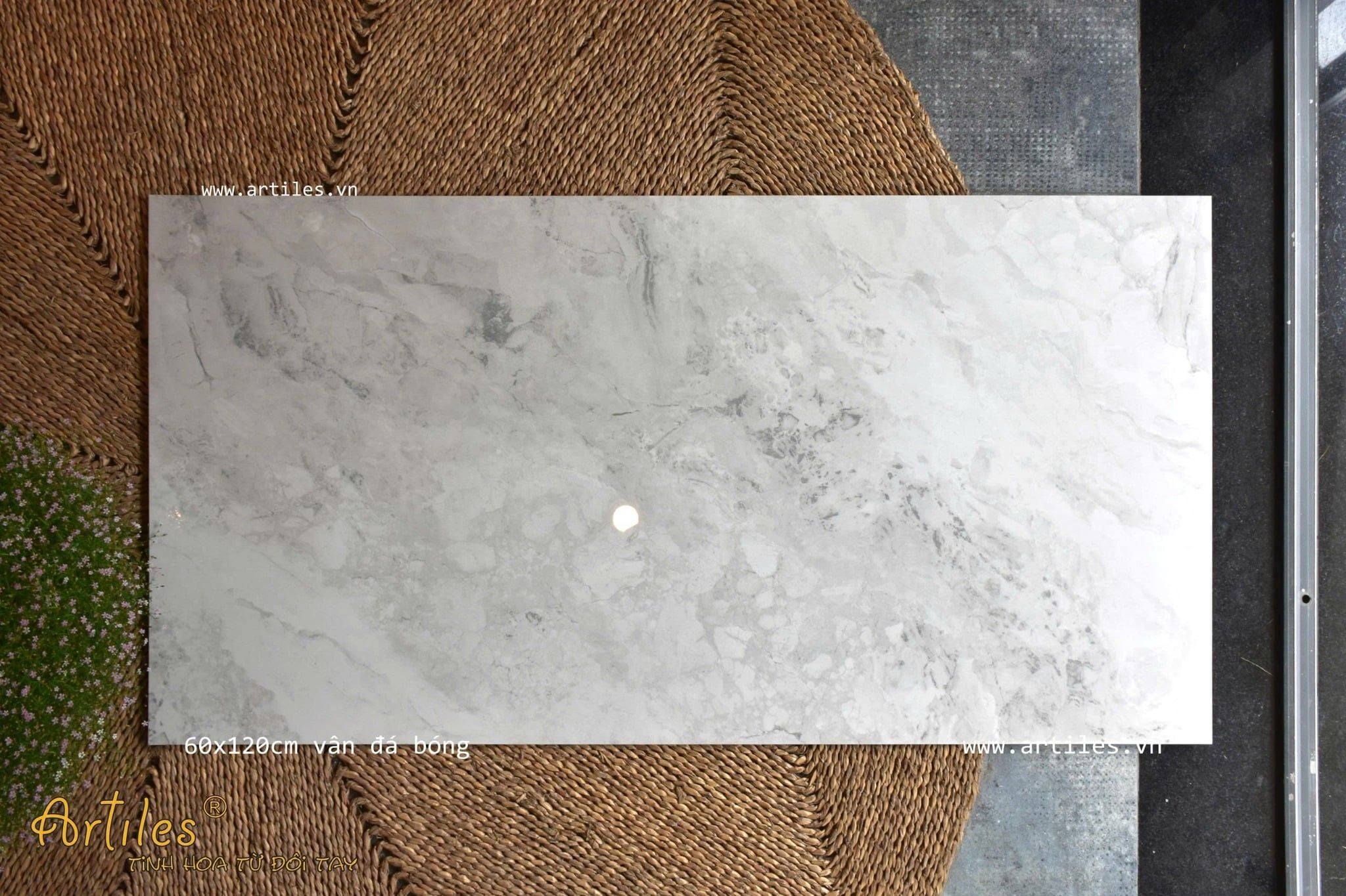 Gạch ốp lát 60x120cm vân đá Marble ArtP-H08