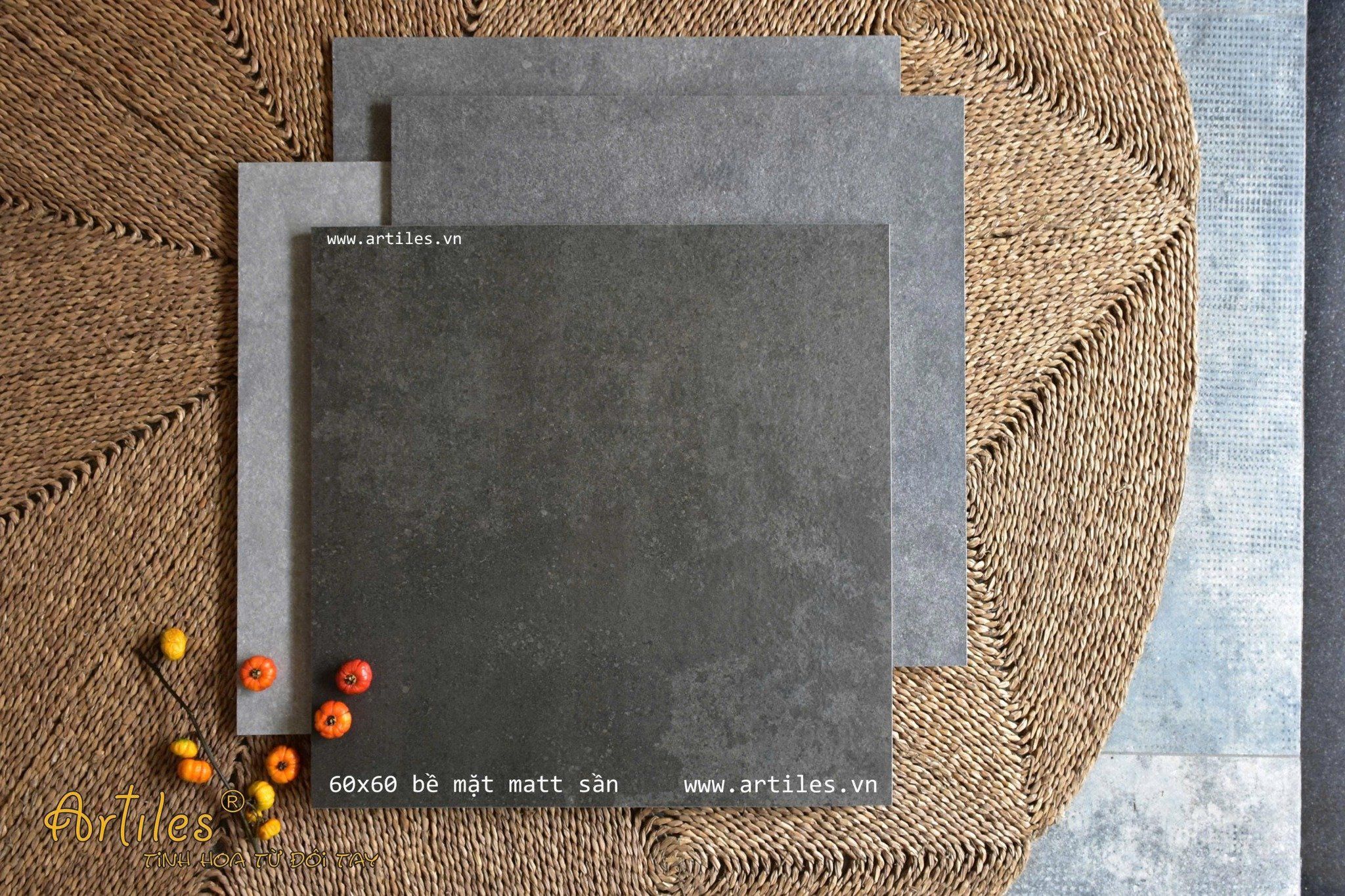 Gạch vân đá màu xám chì Art6609