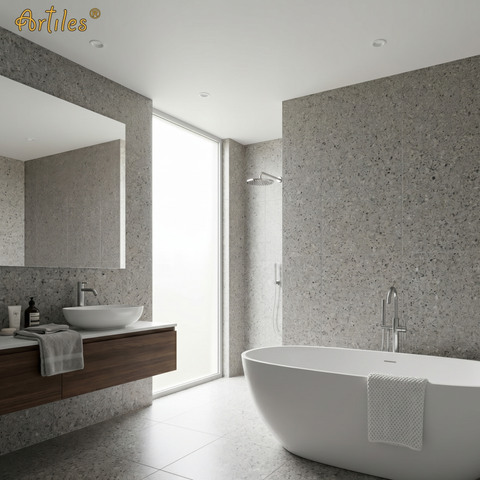  Gạch đá mài Terrazzo 60x60cm 